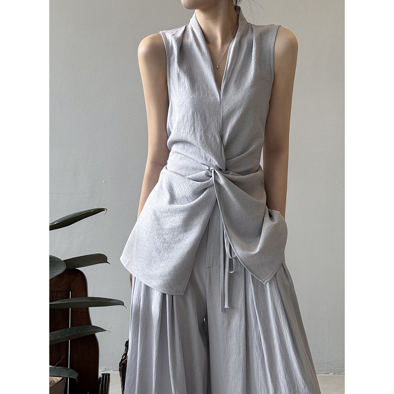 QICHE 2026 Conjunto de dos pie - Linen Pant Wide reseña y precio