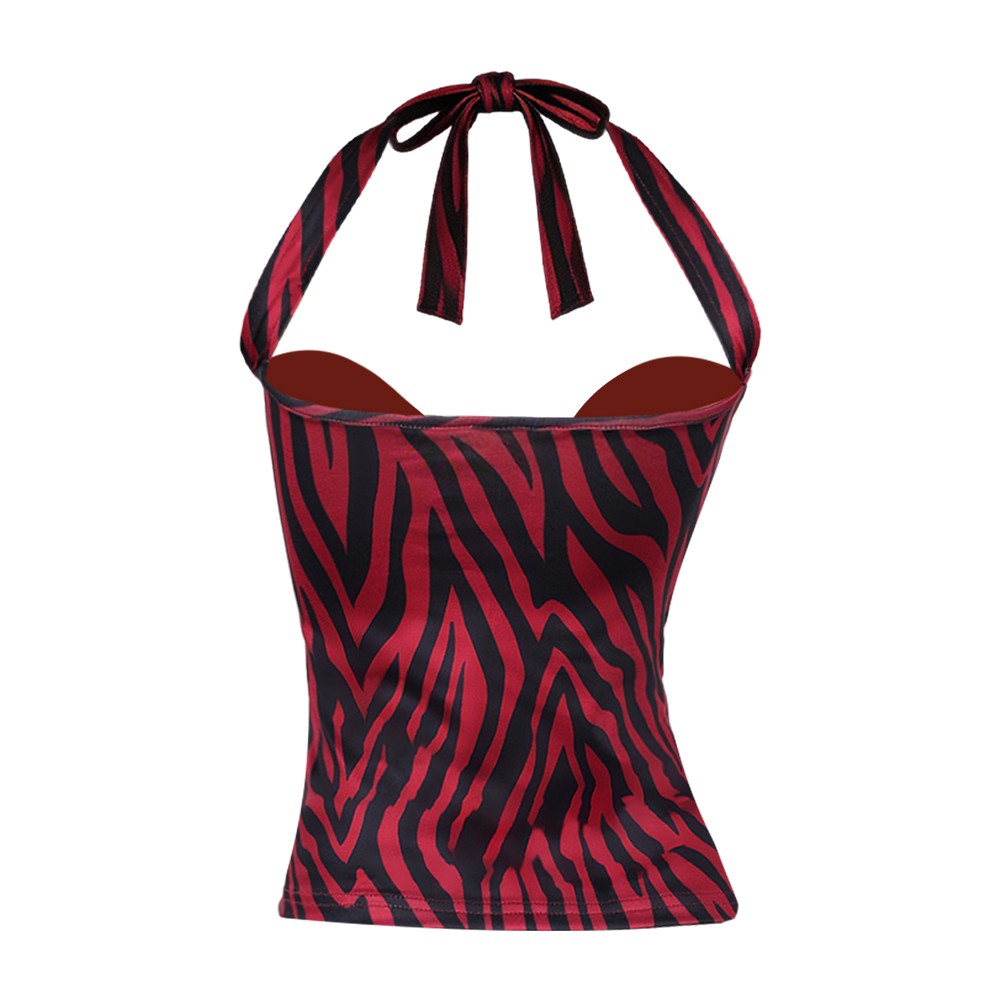 Disfraz de Nikki, top rojo con - Maxi Dress Halter reseña y precio