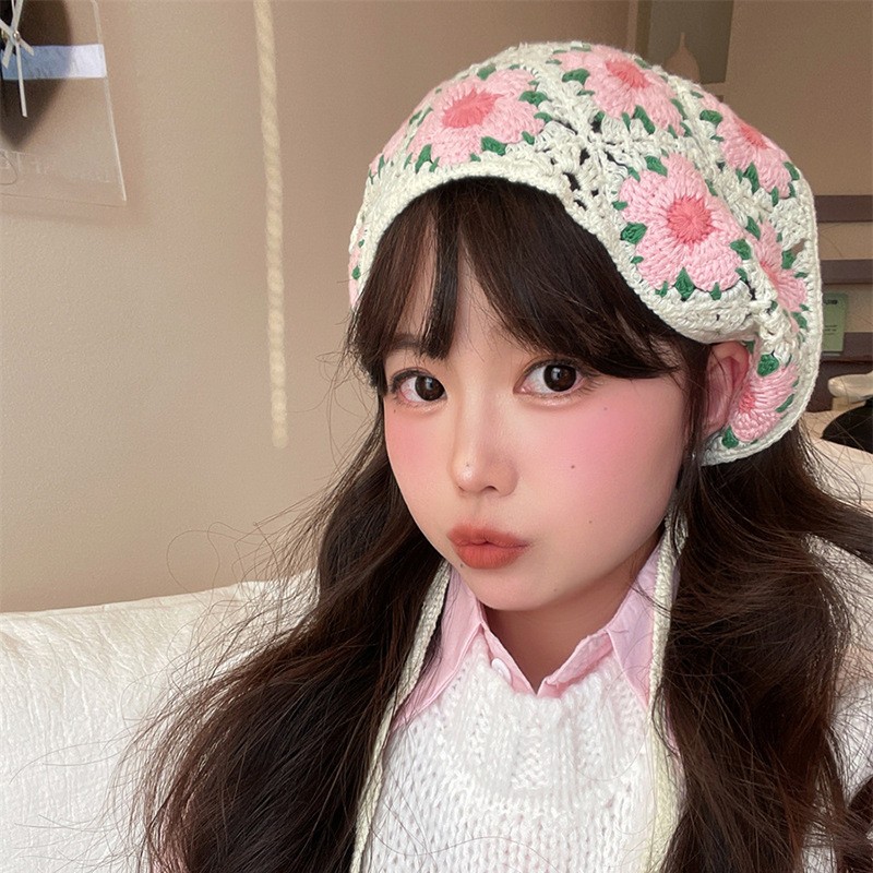 Pañuelo triangular de flores t - Headband Summer Knit reseña y precio