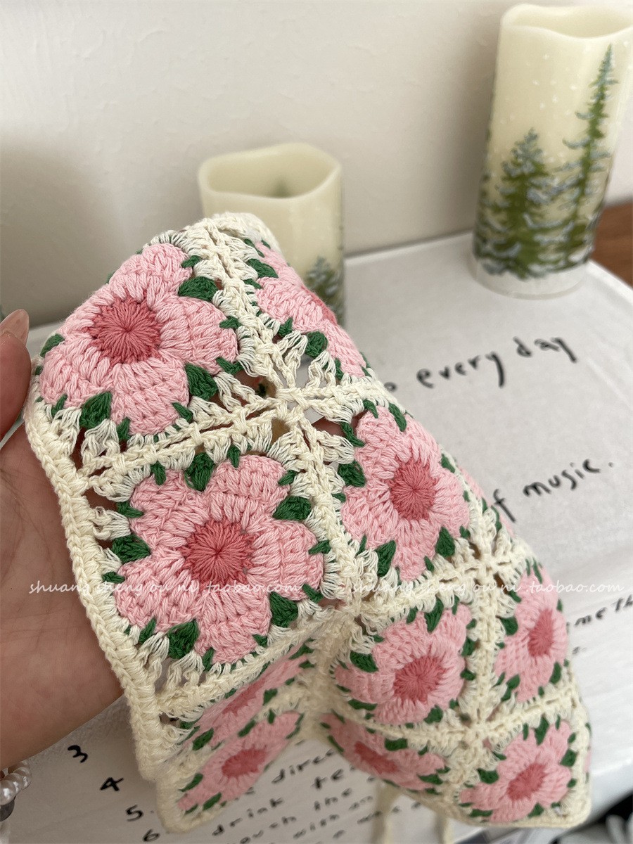Pañuelo triangular de flores t - Headband Summer Knit reseña y precio